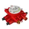 - 60 minuten brandwerend.
- Toepasbaar in holle plafondconstructies.
- Geschikt voor rachelplafonds en metalstudplafonds.
- Attema connectoren Installeren 2.0.
- Voorzien van 1x voeding (male rood), 1x schakelaar (female bruin), 3x doorschakeling lichtpunt (female wit), 1x lichtpunt op centraaldoosdeksel