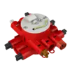 - 60 minuten brandwerend.
- Toepasbaar in holle plafondconstructies.
- Geschikt voor rachelplafonds en metalstudplafonds.
- Attema connectoren Installeren 2.0.
- Voorzien van 1x voeding (male rood), 1x serieschakelaar (female bruin), 1x doorschakeling lichtpunt (female wit), 1x lichtpunt op centraaldoosdeksel