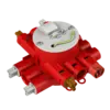 - 60 minuten brandwerend.
- Toepasbaar in holle plafondconstructies.
- Geschikt voor rachelplafonds en metalstudplafonds.
- Attema connectoren Installeren 2.0.
- Voorzien van 1x voeding (male rood), 2x schakelaar (female bruin), 3x doorschakeling lichtpunt (female wit), 1x lichtpunt op centraaldoosdeksel