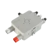 - Voorzien van 1x voeding (male rood), 1x voeding lichtpunt (male wit), 1x lichtpunt aansluiting (female wit).
- Attema connectoren Installeren 2.0.