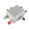 - Voorzien van 1x voeding (male rood), 1x voeding lichtpunt (male wit), 1x lichtpunt aansluiting (female wit).
- Attema connectoren Installeren 2.0.