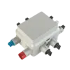- Voorzien van 1x voeding (male rood), 1x dimmer (female blauw), 1x lichtpunt aansluiting (female wit).
- Attema connectoren Installeren 2.0.