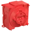 - pour une utilisation dans les parois à partir de 5 cm
- Fixation des éléments de fixation et d'appui Flat 45 par bouton-pression
- 1 pièce avec partie arrière moulée par injection