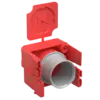 - Zum Verbinden von Rohren an Übergangsstellen
- Aufnahme für System-Haftmagnet (Art.-Nr. 1299-69) und System-Haftmagnet PLUS (Art.-Nr. 1299-70)
- Große Klebefläche
- Für obenliegenden Einbau in Massivwänden
- Mit Verschlussdeckel zum Schutz vor Fremdkörpern
- End- und Übergangstüllen und Wand- und Deckenkrümmer 30° kombinierbar
- Zwei Aufnahmen für Prefix®-Systemzubehör
- Für alle Schalungsarten geeignet
- Zwei Nageldome
